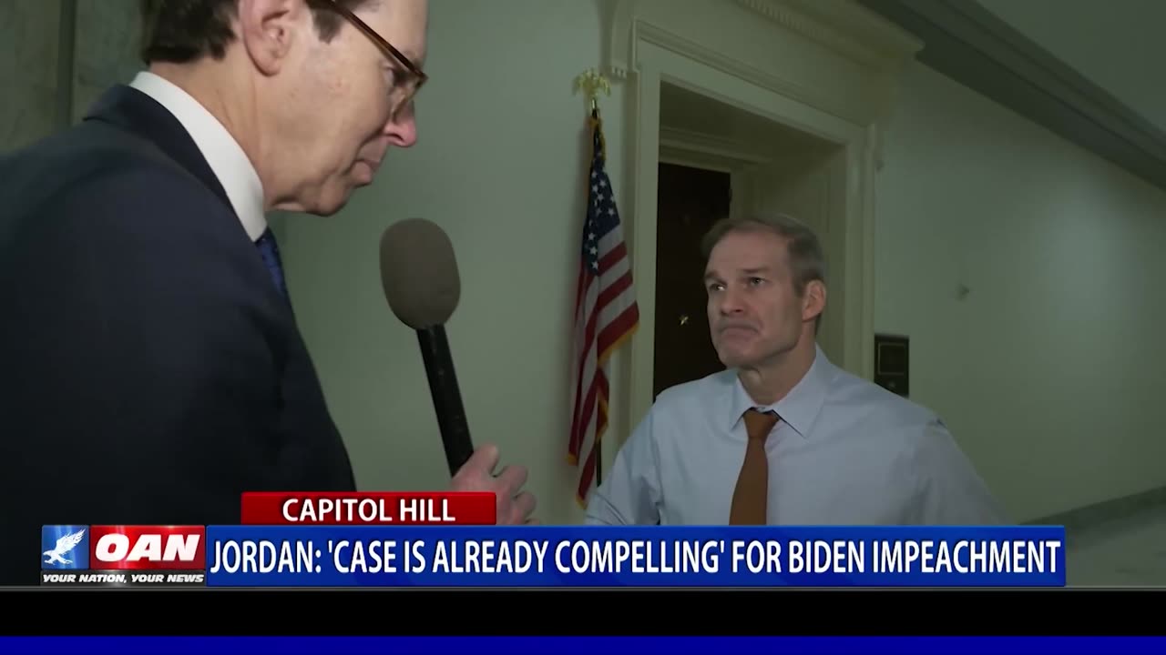 Jordan: 'Case Is Already Compelling' For Biden Impeachment