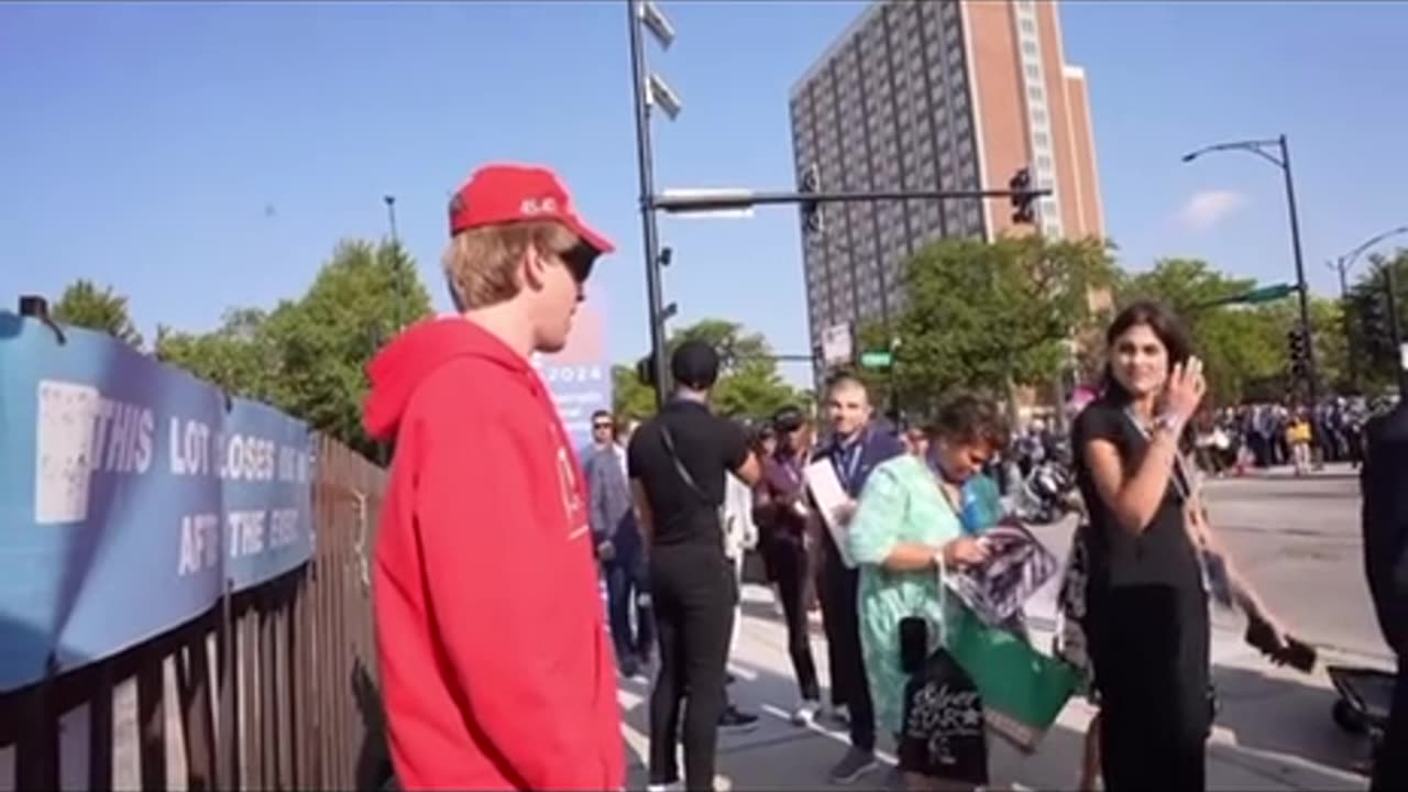 TRUMP SUPPORTER AT THE DNC