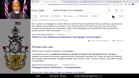 What is a Mortgage? What is a Pledge? by the : Mark-kishon: Christopher.