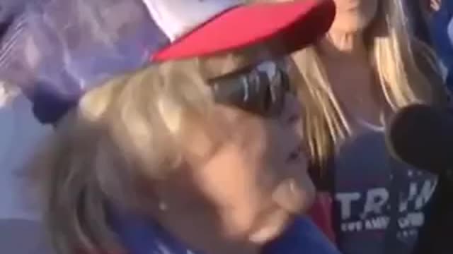 How did trump supporters react him