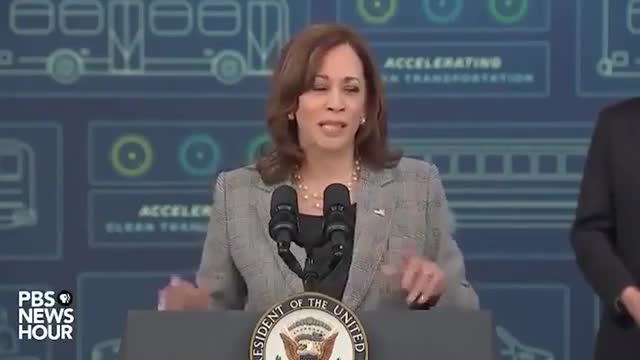 KAMALA HARRIS TALKS LIKE A MORONIC KINDERGARTEN TEACHER