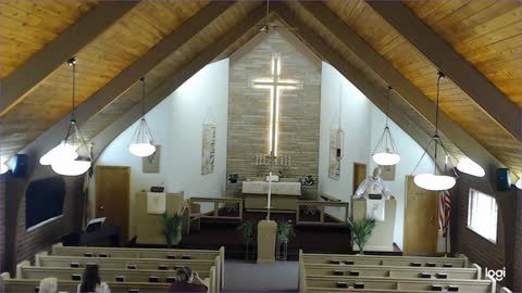 Church Service at Trinity Lutheran Church