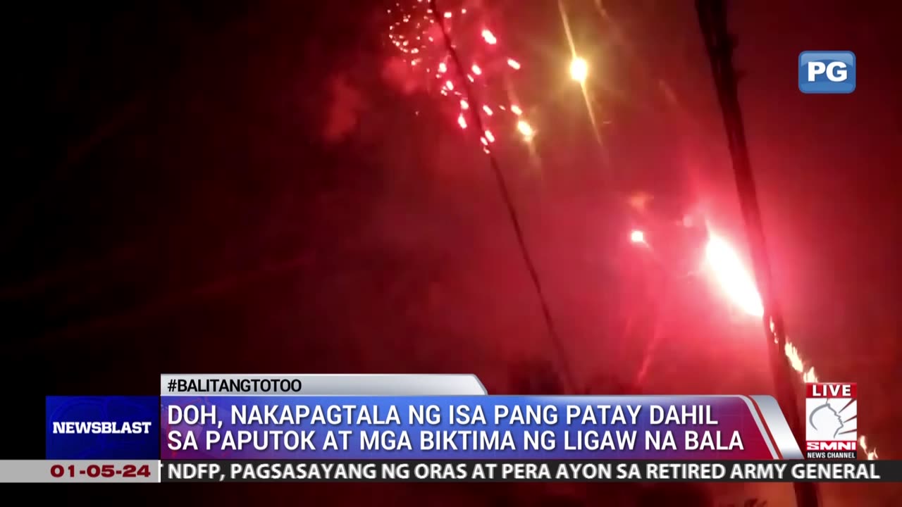 DOH, nakapagtala ng isa pang patay dahil sa paputok at mga biktima ng ligaw na bala