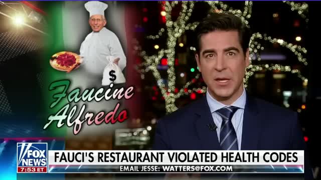 Jesse Watters Fauci’s restaurant is in trouble #shorts