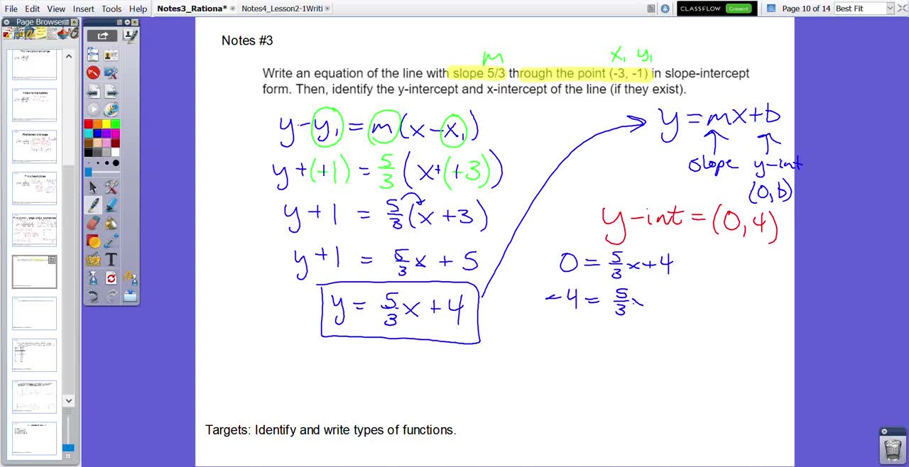 AP Calculus AB: Defining Linear Functions