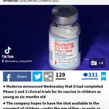 Moderno wants to start giving the vaccine to 6 month olds are you freaking kidding me