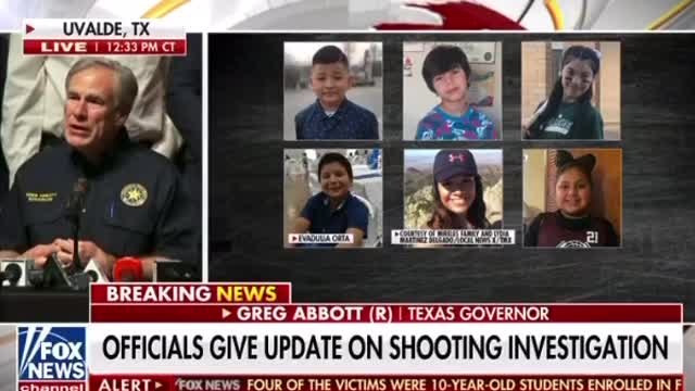 GOV. ABBOTT: Evil swept across Uvalde yesterday.