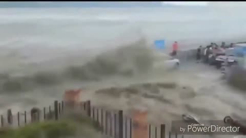 Natures Angry Ocean disaster