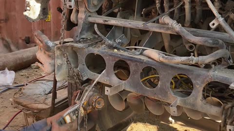 Repair accidental truck frame #accidenttruck #truck #ytshorts #shorts