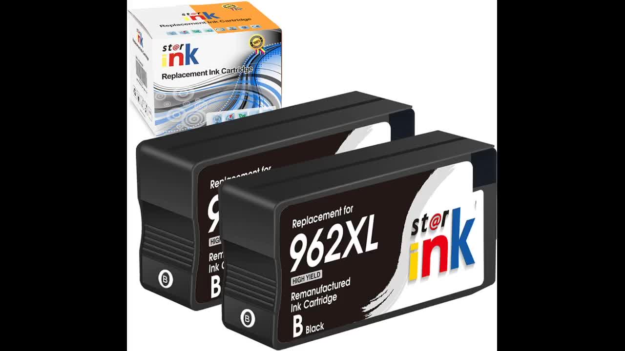 Review: Original HP 962XL Black High-yield Ink Cartridge Works with HP OfficeJet 9010 Series,...