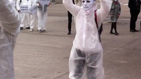 Action Masques Blancs à Nancy 16 octobre 2021