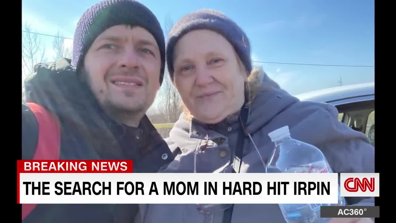 reporter looks for lost mother in hard hit Irpin