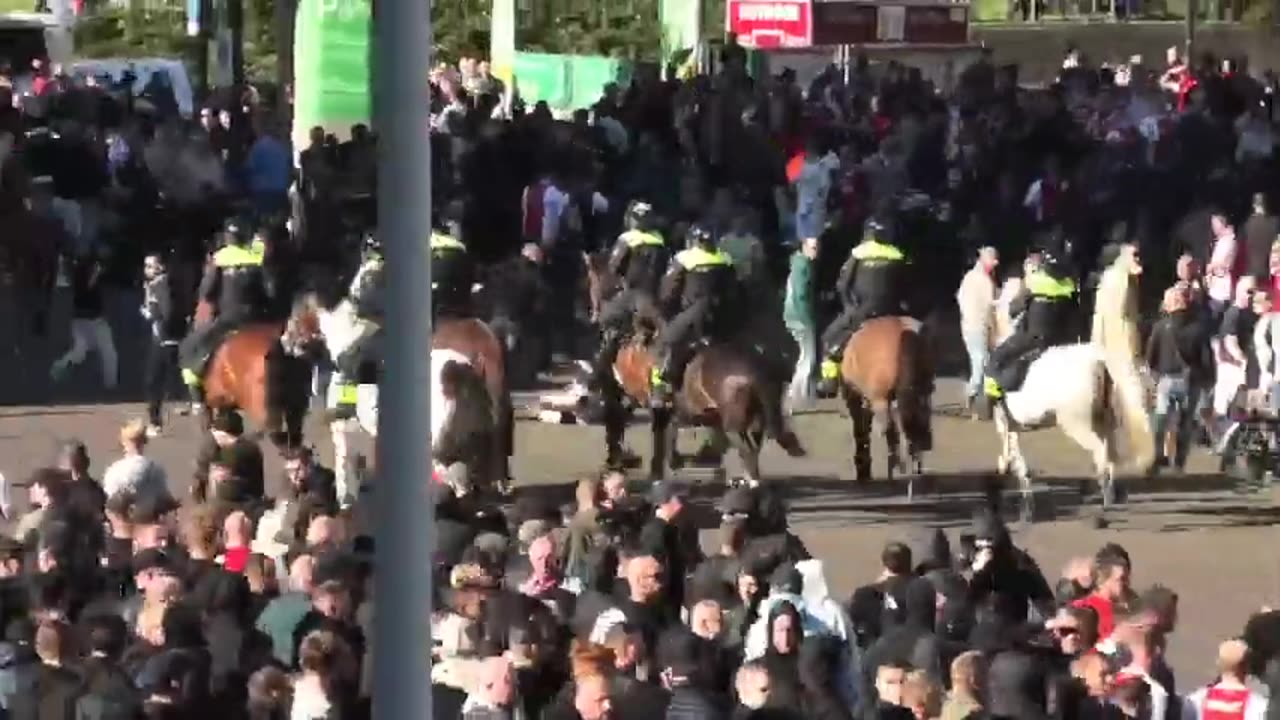 When Cars Don't Stop For Protesters !