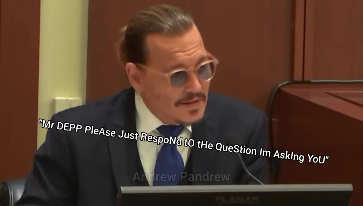 Johnny Depp Being Hilarious in Court!