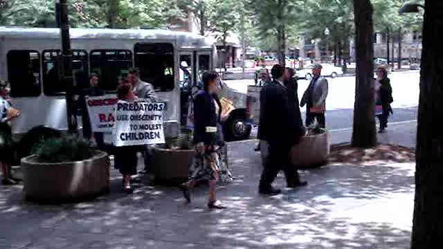 Picketing in Washington D.C.