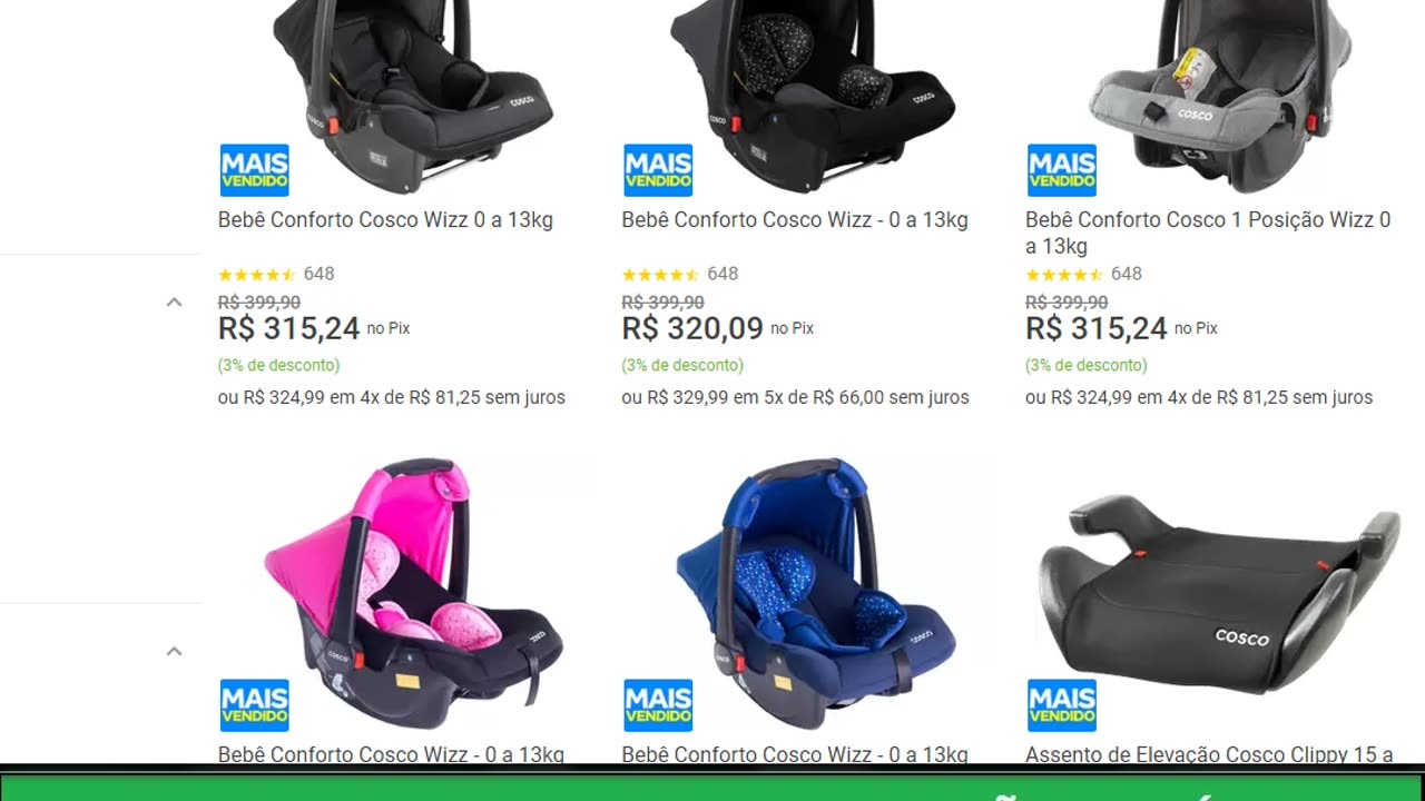 Bebê Conforto Cosco Wizz 0 a 13kg