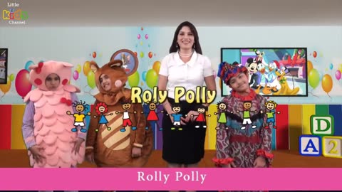 Rolly polly Rolly polly with lyrics nursery rhymes & kids song