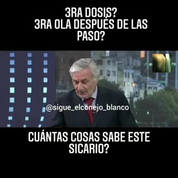Médico mediático "pronosticando" la 3ra ola y 3ra dosis después de las elecciones en Argentina 2021