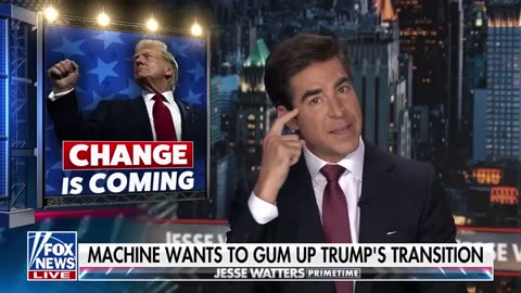 Jesse Watters The media is on it's heels for the first time