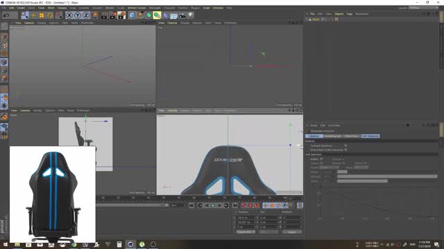 Share how to model in C4D software