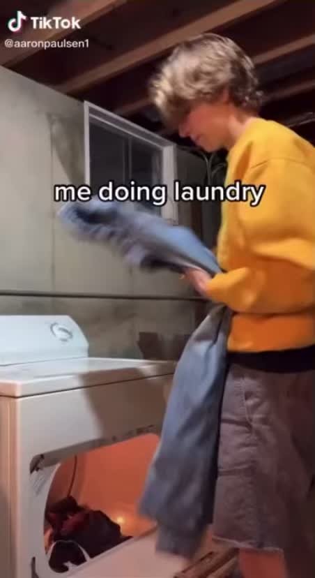 The 68 cents I left when I do laundry