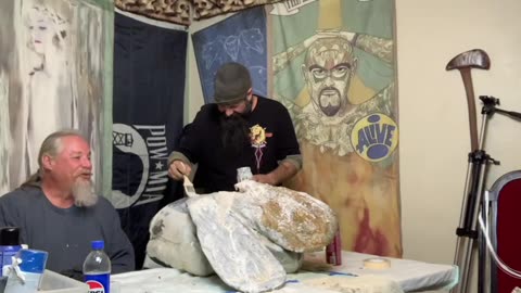 111824 Bob Macobb's Workshop PROPs LATEX WORK EPISOIDE 2 (Rev's phone view)