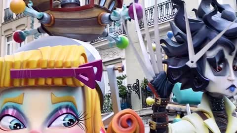 Fiesta Las Fallas 2022 in Valencia, Spain