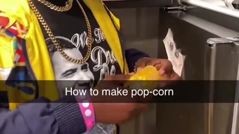 Making her pop corn #comedy #food #rapbattle