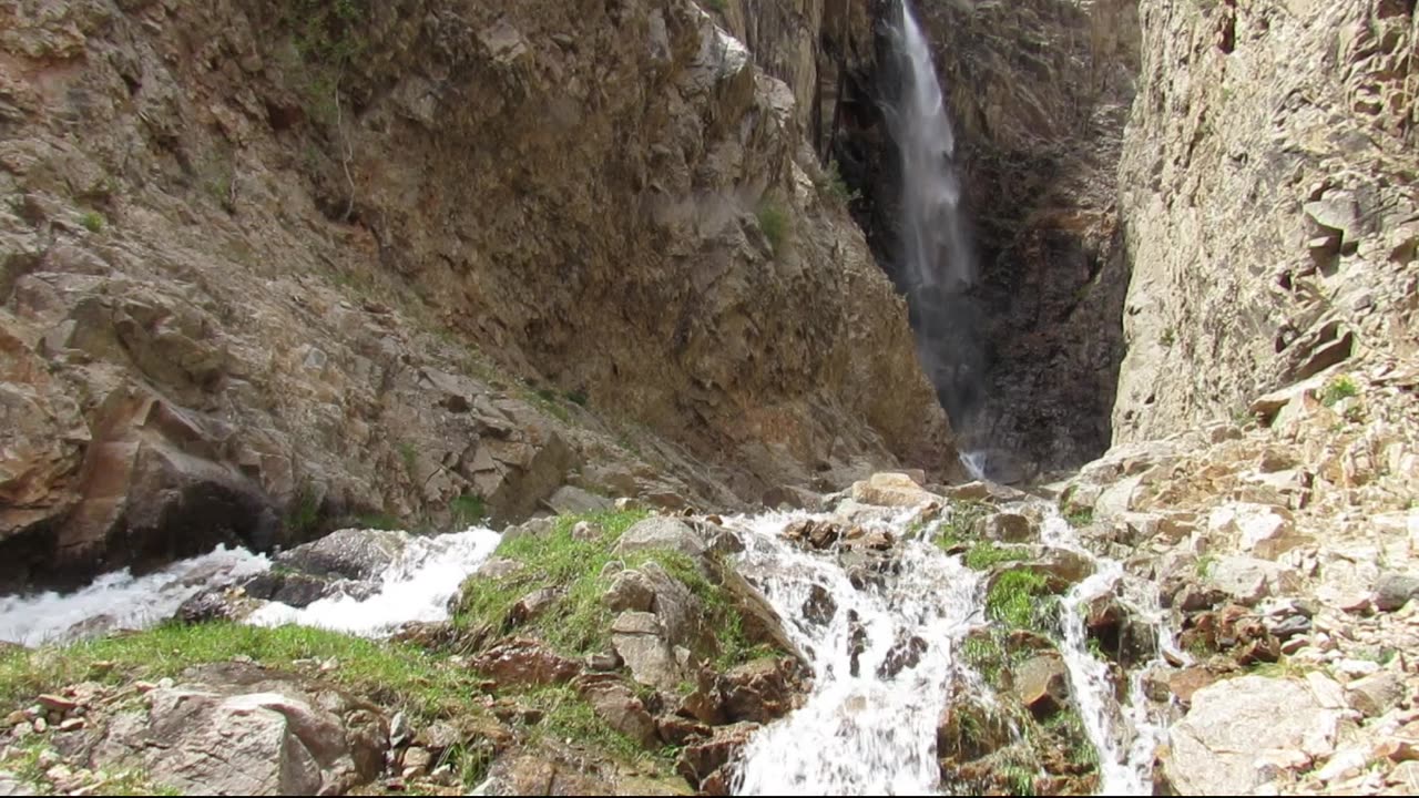 Blissful Waterfall near Yellowstone