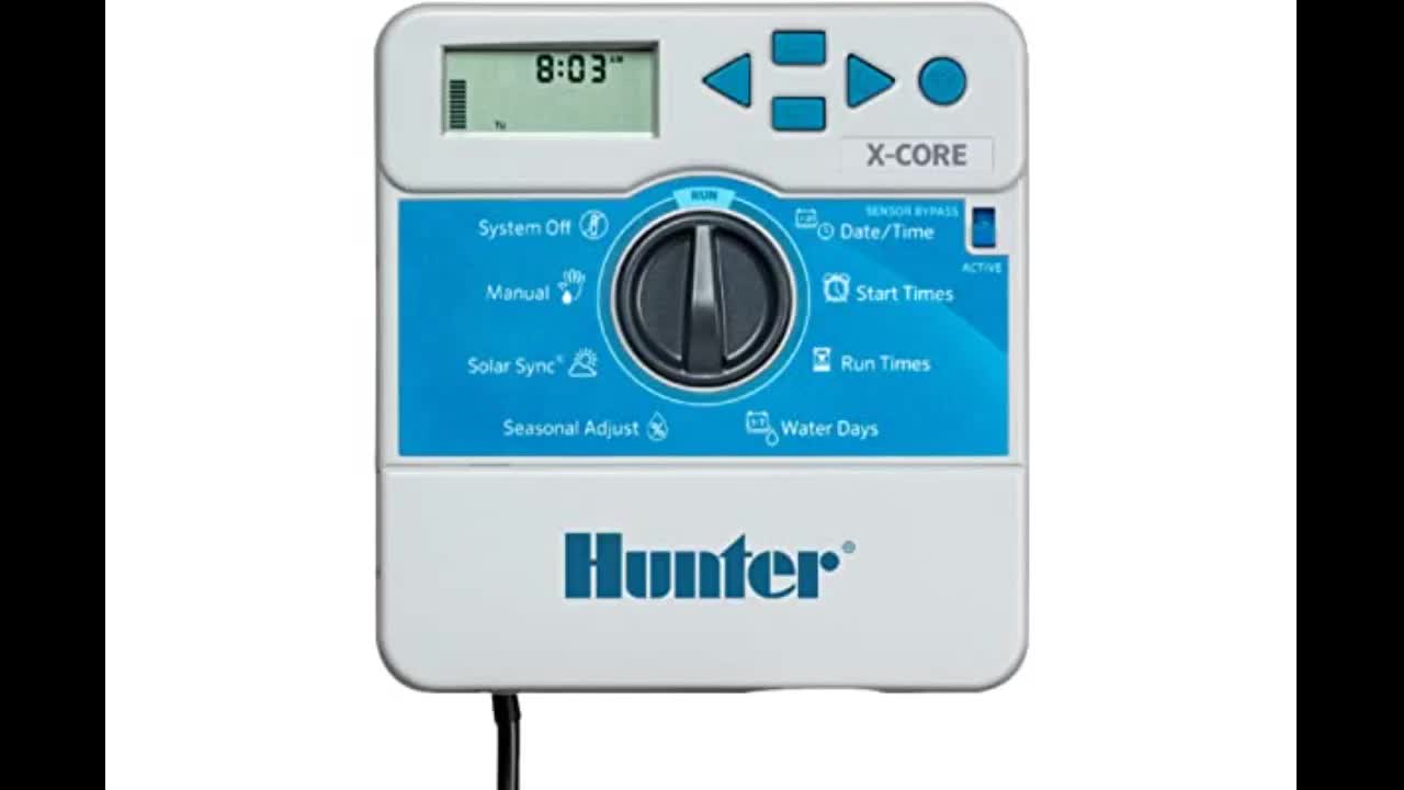 Review: Hunter Sprinkler XC400I X-Core 4-Station Indoor Irrigation Controller, Small, Gray