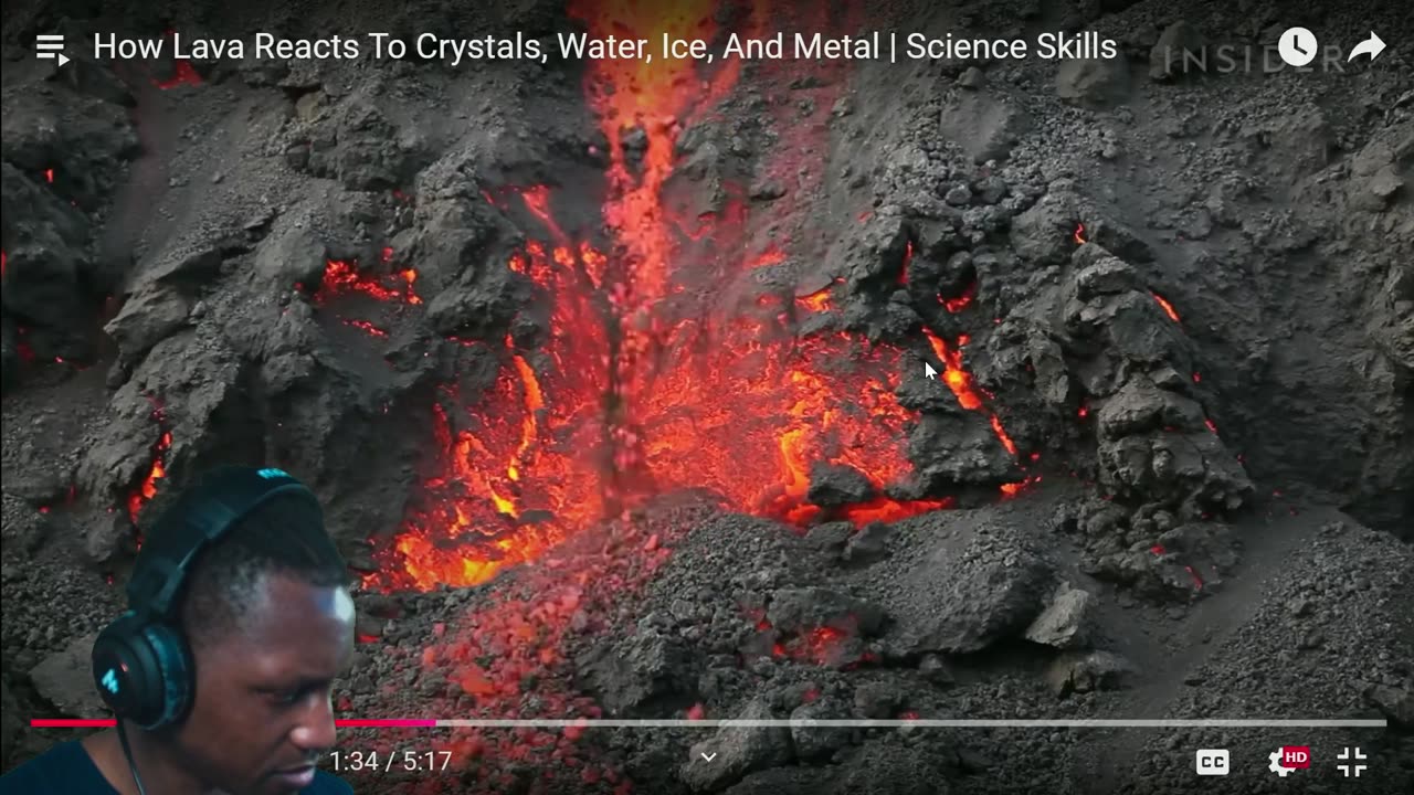 How Lava Reacts To Crystals, Water, Ice, And Metal