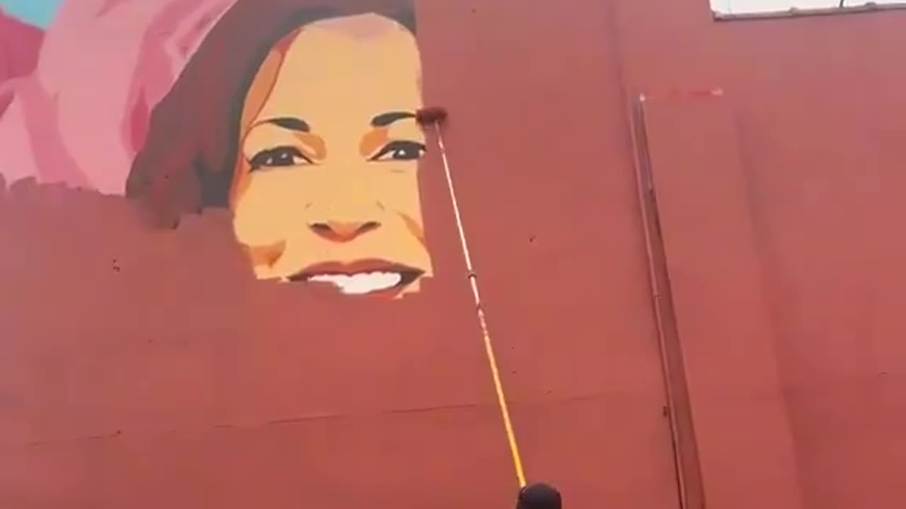 Watching Kamala paint dry.