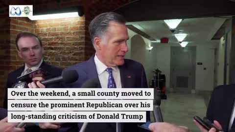 GOP in Utah county censures Mitt Romney