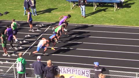 20190202 Charlotte City Championship - Boys 55 meter dash - Heat 1