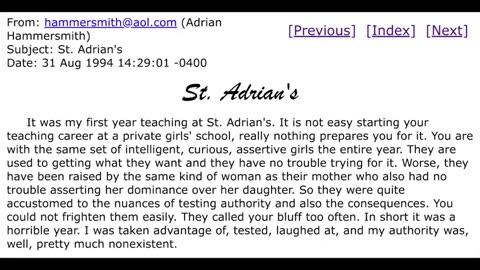 St. Adrians (spanking story) by Adrian Hammersmith