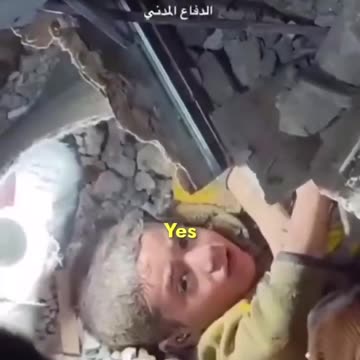 Palestinian Civil Defense spent five hours rescuing Hammoud...