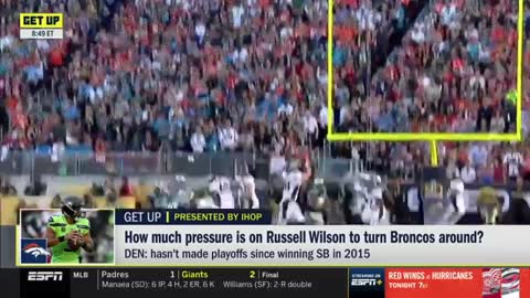 GET UP | Dan Orlovsky breaks How much pressure is on Russell Wilson to turn Broncos around?