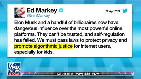 Jesse Watters Primetime' host says Twitter will 'no longer do the bidding of the far left