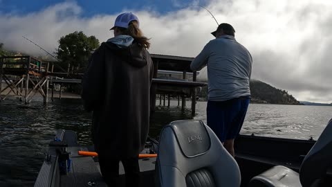 Drop shot on the docks!