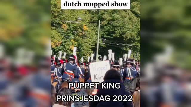 Netherlands king and Queen parade disturbed by freedom fighters