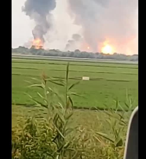 military facility in occupied Crimea suddenly detonates.