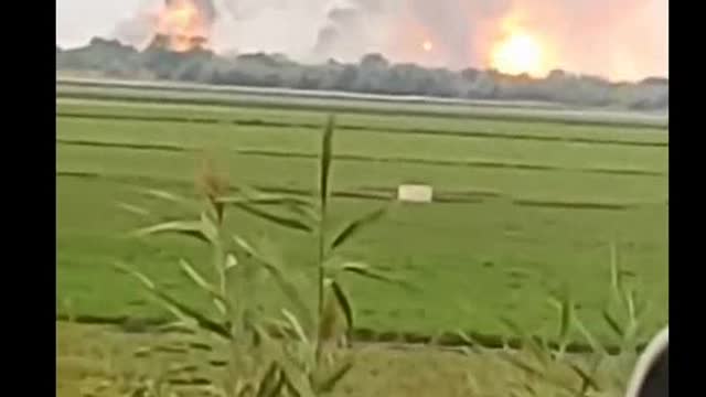 military facility in occupied Crimea suddenly detonates.