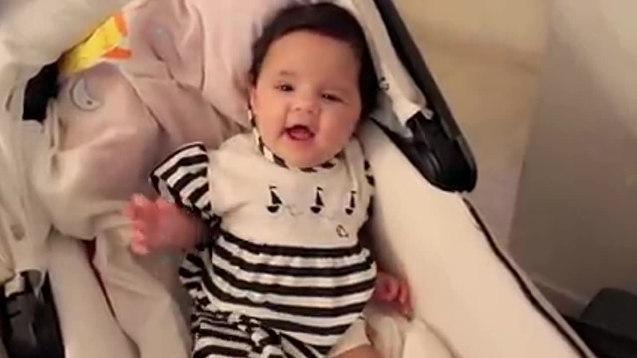 funny baby 3 months old baby talking