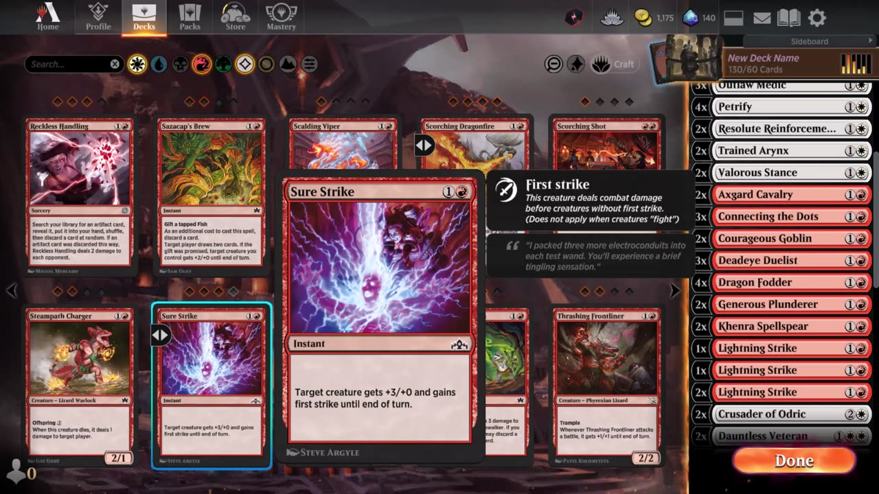 Magic the Gathering Arena: Watch me duel Pro. players in the Ranked format, Match 2 out of 3