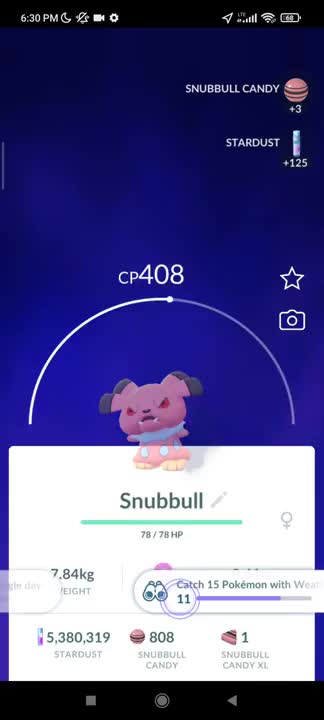 Pokémon GO-Shadow Snubbull
