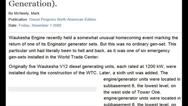 9-11 Bombs In Tower Core When First Plane Hit