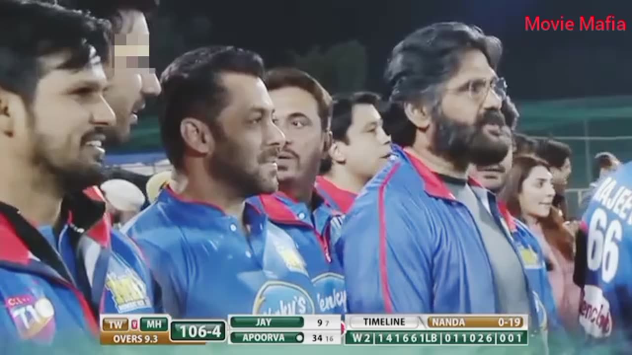 Salman Khan aur shuneel Shetty ne sath me khela cricket 🏏