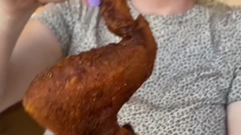 Grilled chicken leg