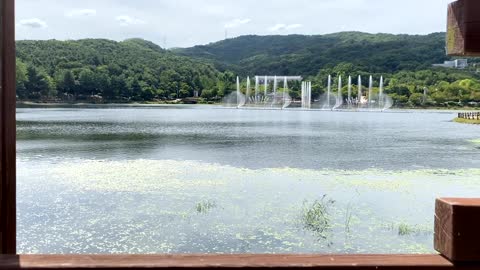 fountain show | lake view