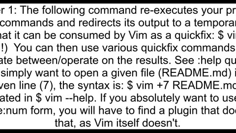 Is there a shortcut to open vim and then jump to line num as quotnumquot